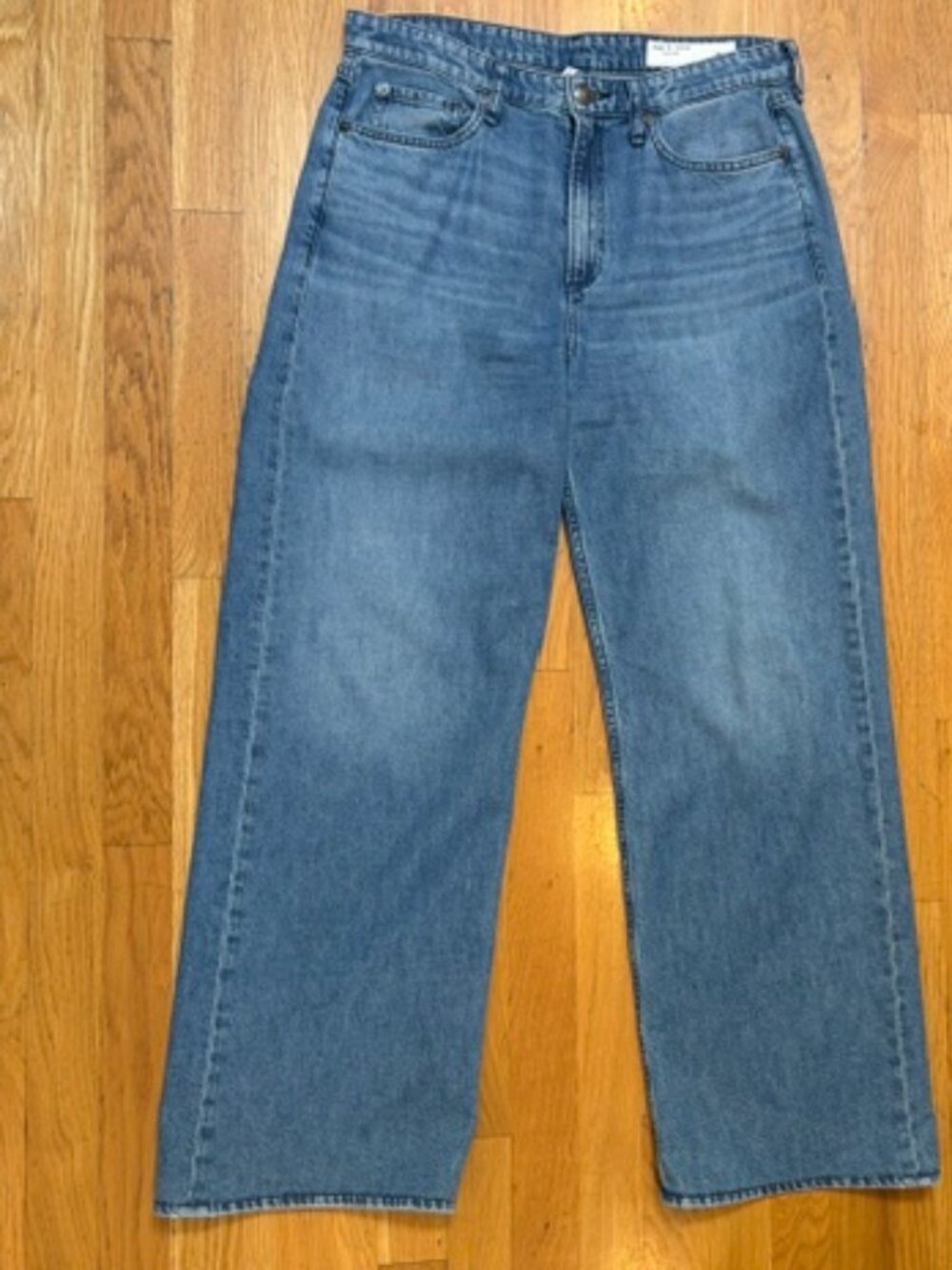 Rag & Bone Logan Featherweight Wide Leg Jeans - Picture 10 of 16
